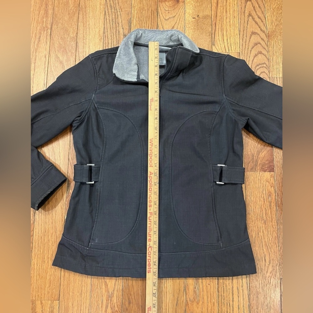 Free Country Jacket Womens Medium Black Faux Fur Lined Full Zip Winter‎ Coat - Picture 8 of 14